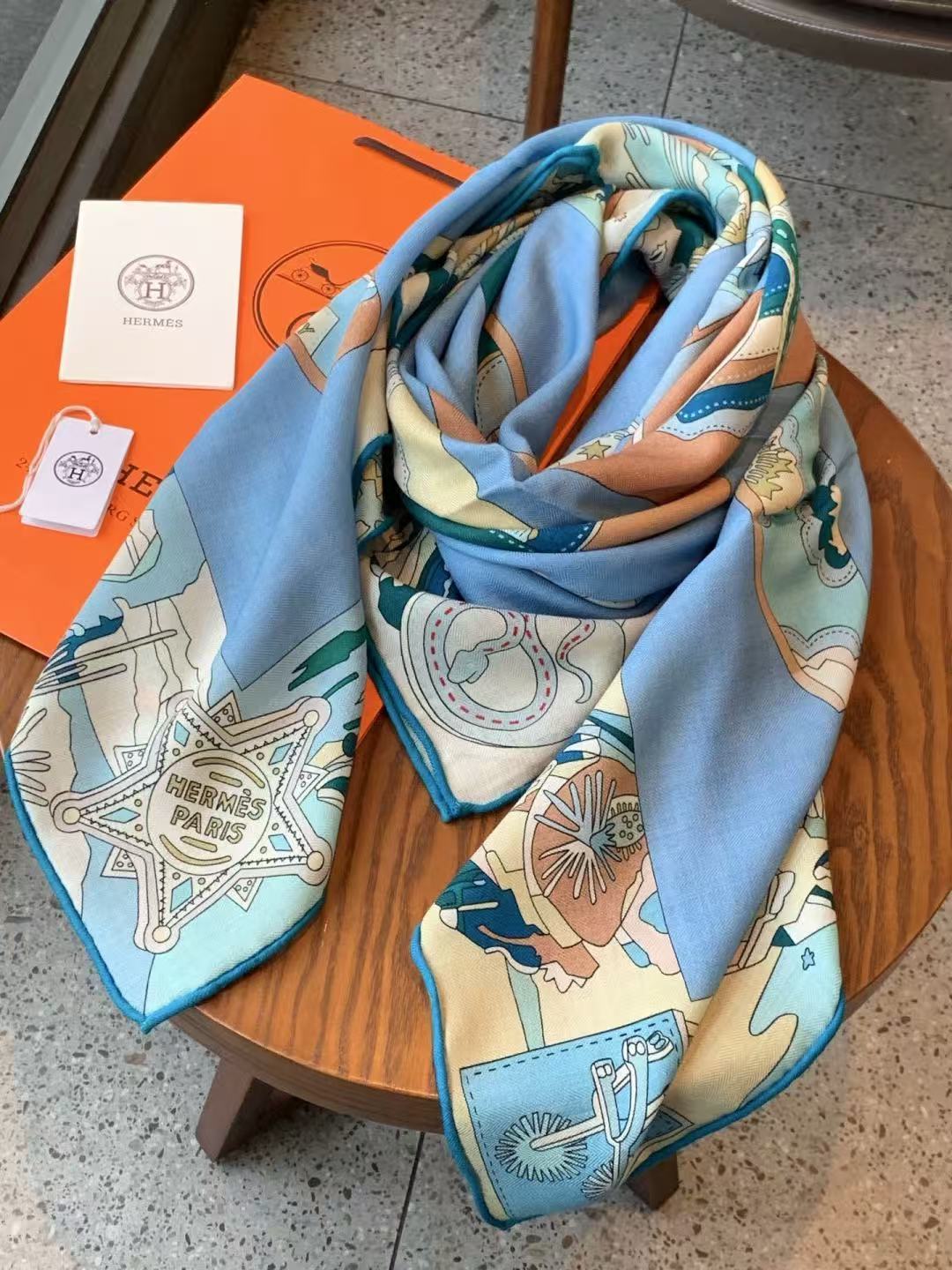 HEME5 高品質両面カシミヤマフラー【50％割引+送料無料】