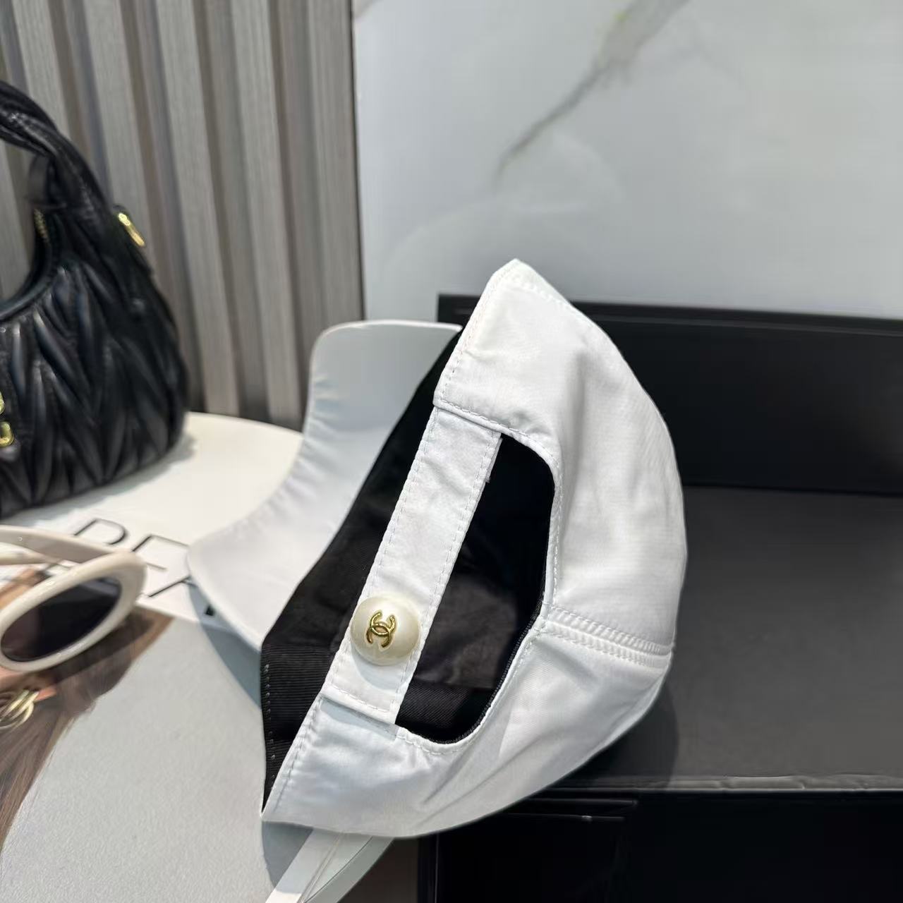 CHANE1 シンプルダブルCベースボールキャップ【50％割引+送料無料】