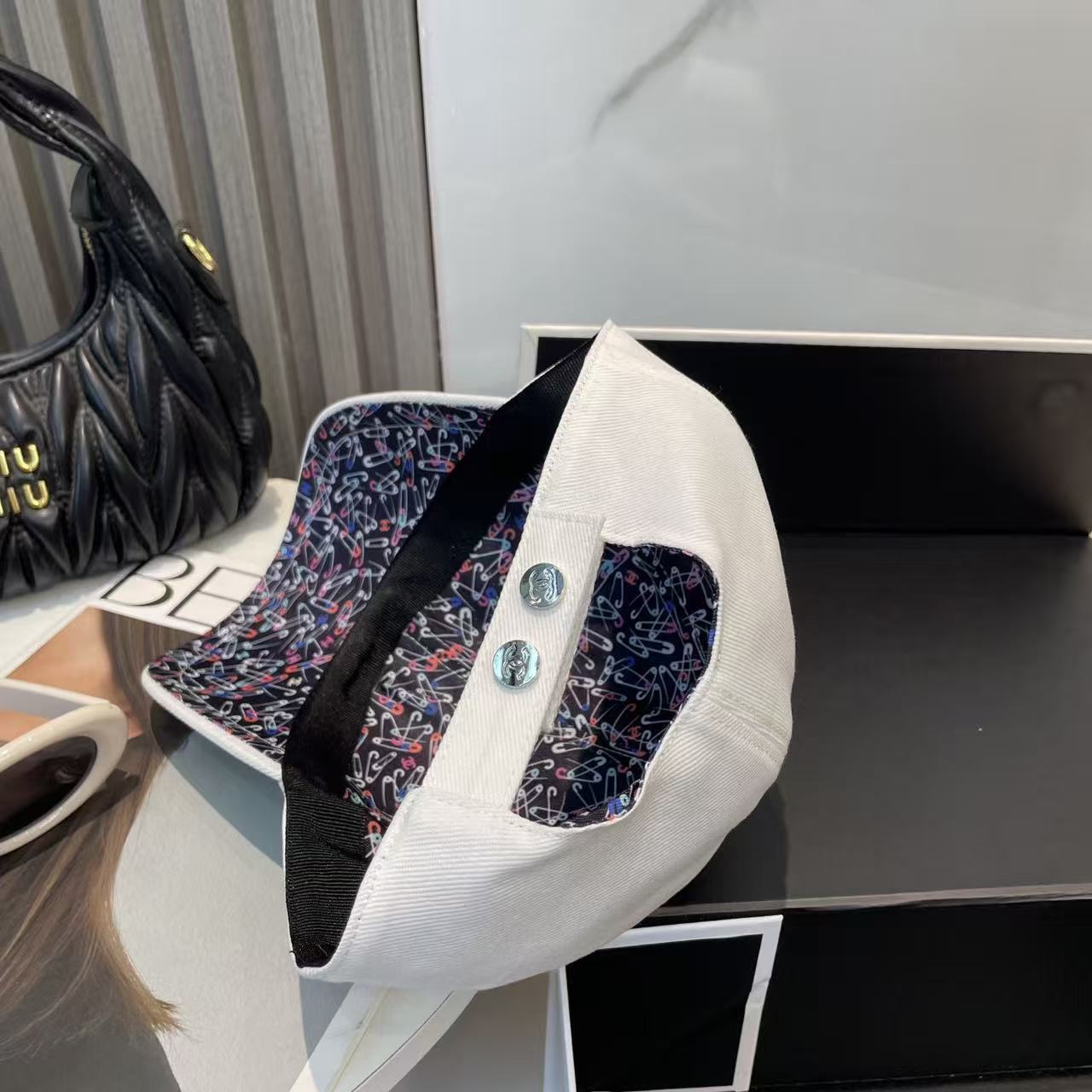 CHANE1 ダブルC ベースボールキャップ【50％割引+送料無料】