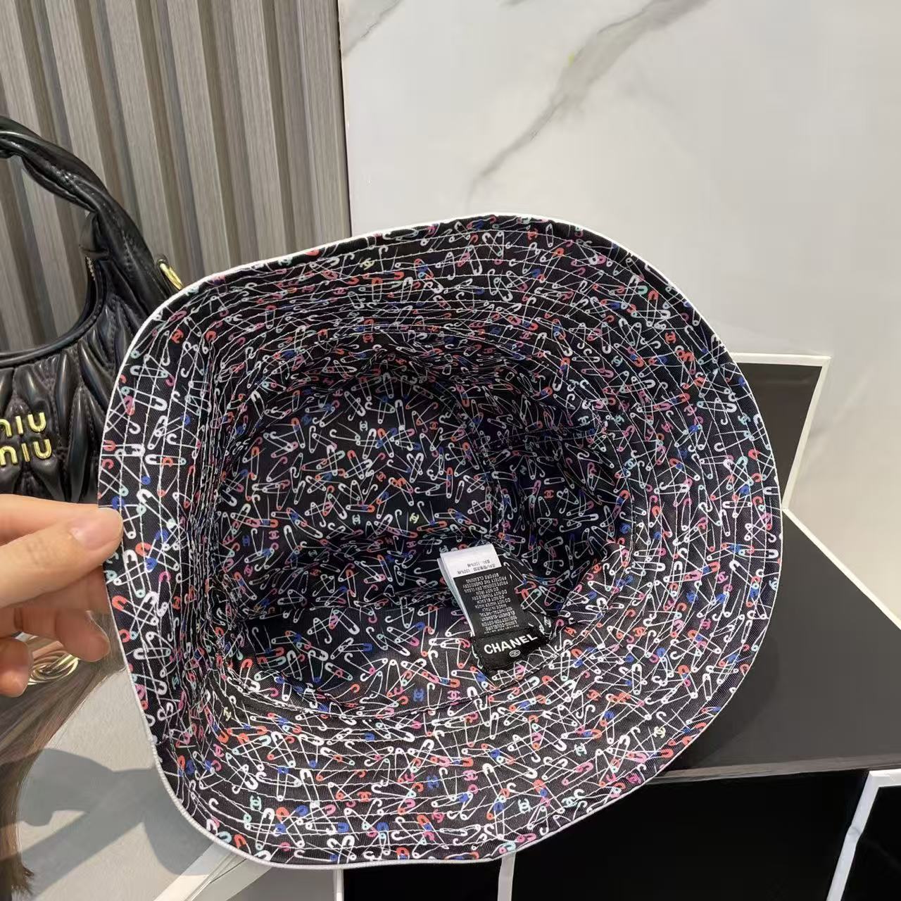 CHANE1 ダブルC フィッシャーマンハット【50％割引+送料無料】