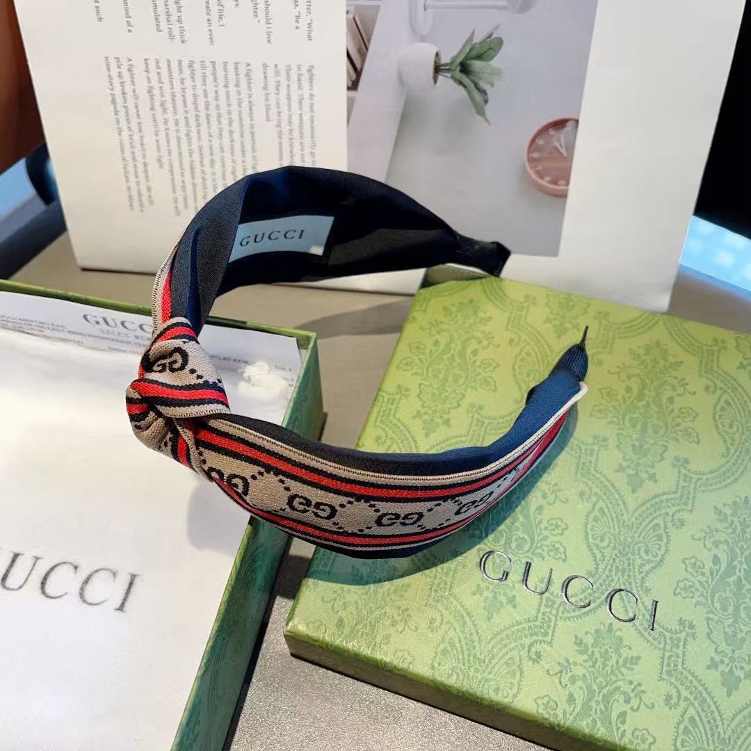 GUCC1 ジャカードヘッドバンド【50％割引+送料無料】