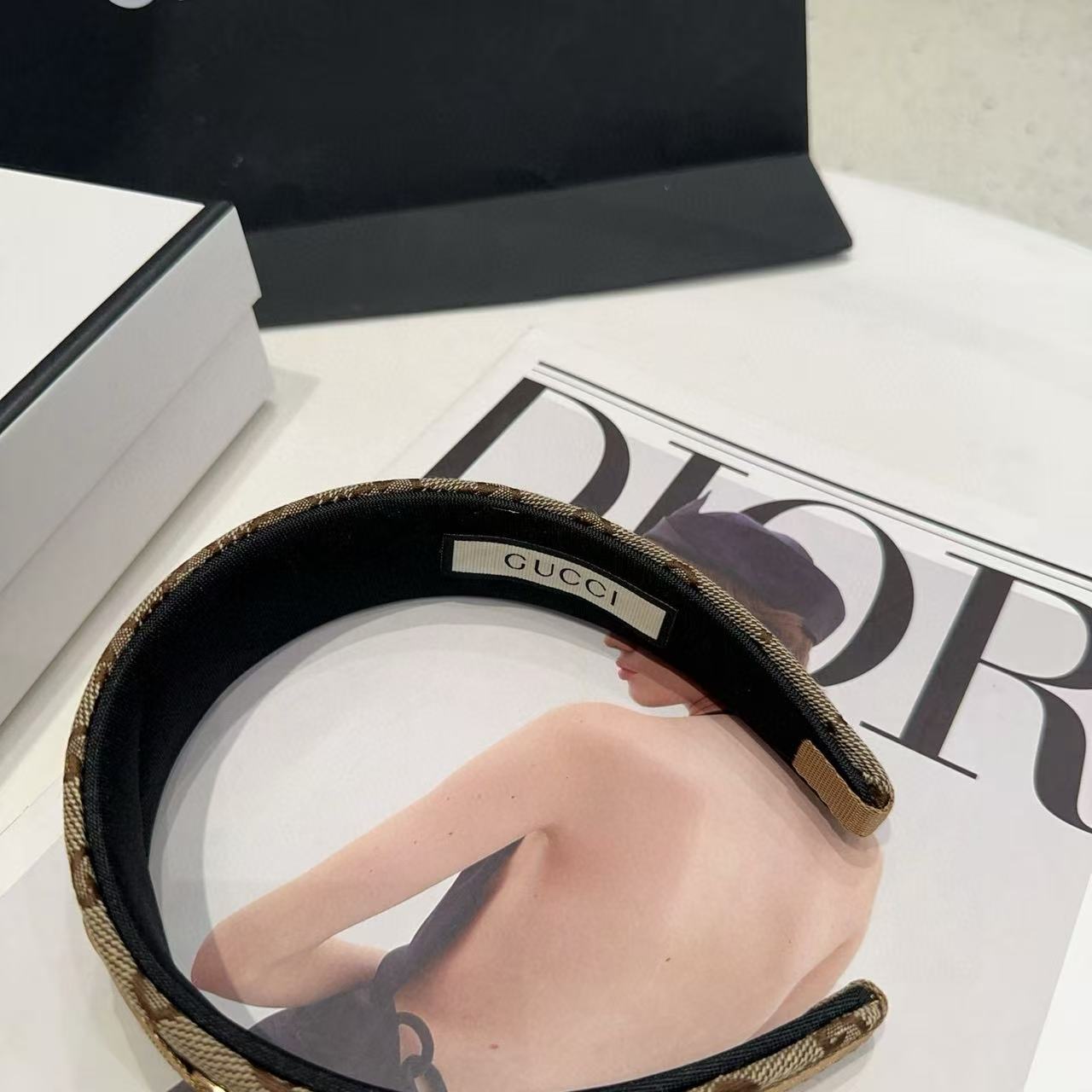 GUCC1 ジャカードヘッドバンド【50％割引+送料無料】