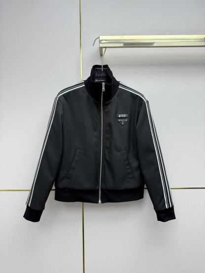 PR4DA トライアングルロゴ ジッパージャケット+スカート ツーピースセット【50％割引+送料無料】