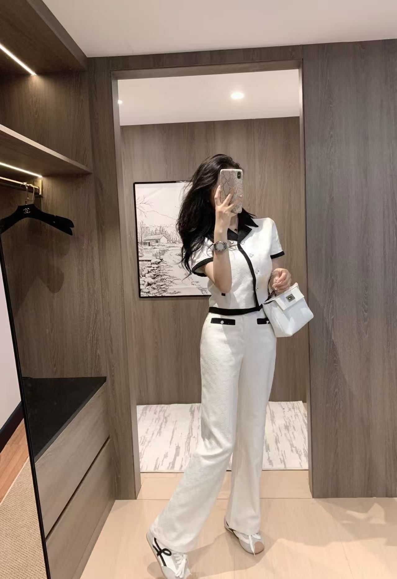 GUCC1 ジャカードショートジャケット+パンツ ツーピースセット【50％割引+送料無料】