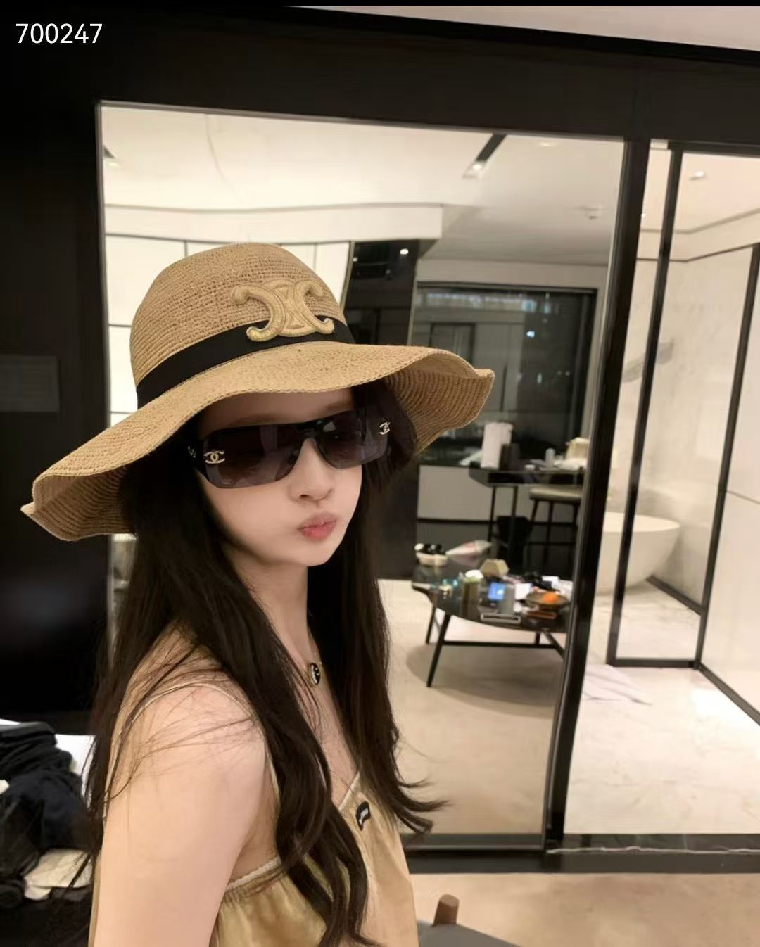 CEL1NE 凱旋門ウーブンハット【50％割引+送料無料】