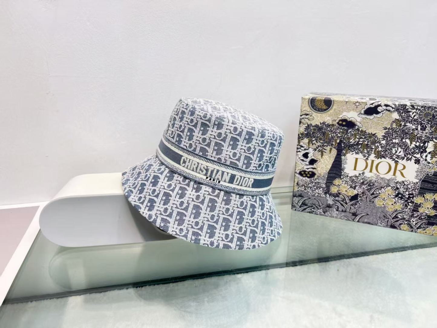 DIOR ジャカード フィッシャーマンハット【50％割引+送料無料】