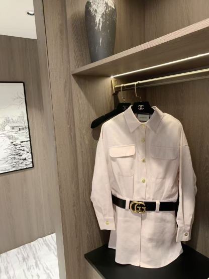 GUCC1 ジャカードメタルボタンドレス【50％割引+送料無料】