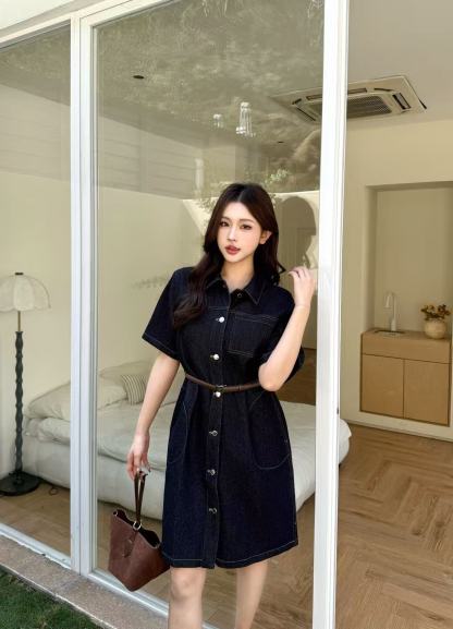 PR4DA 高品質デニムドレス【50％割引+送料無料】