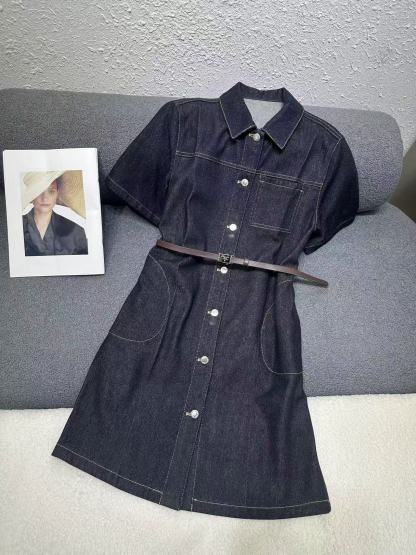 PR4DA 高品質デニムドレス【50％割引+送料無料】