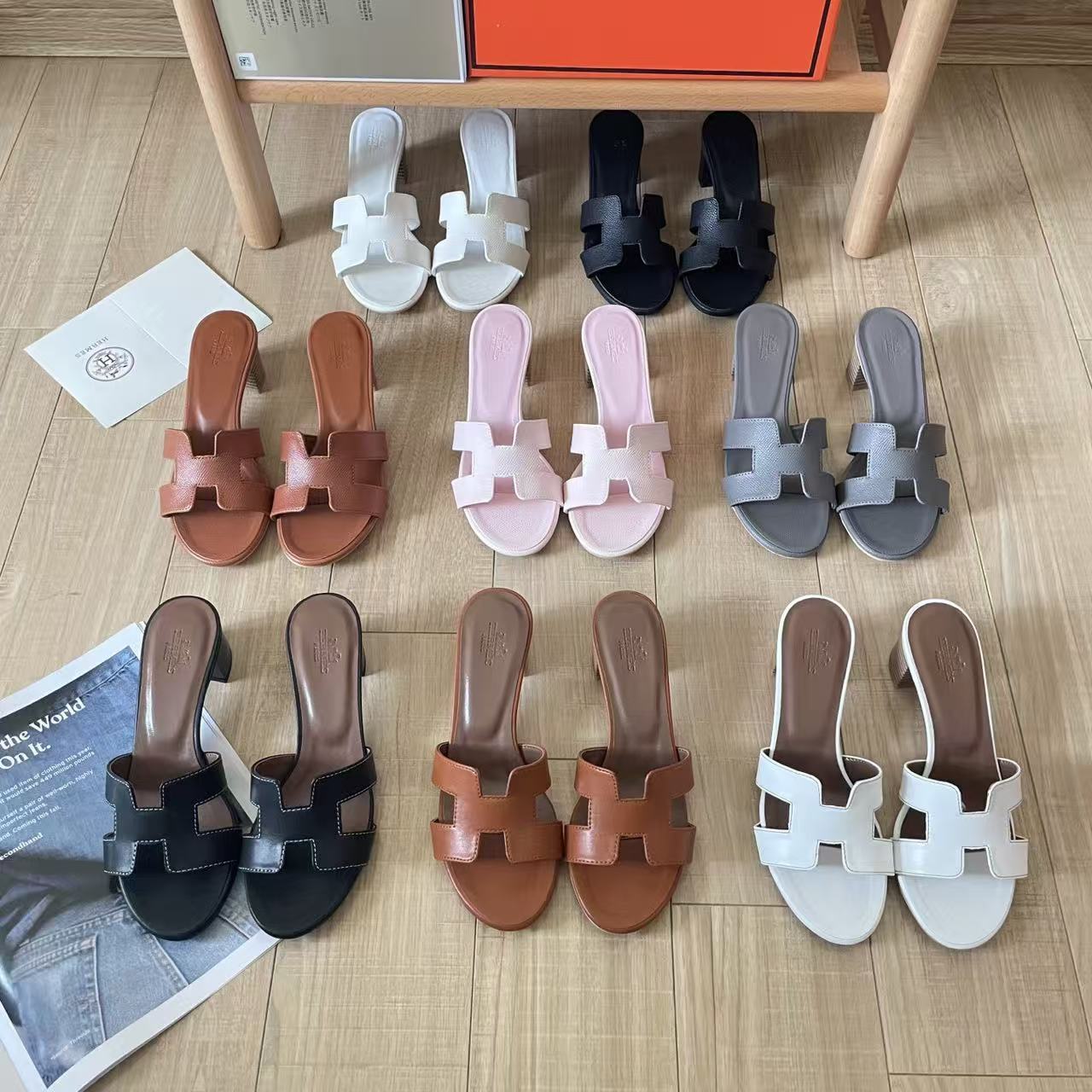 HERME5 ミニマリスト H ローヒールシューズ【50％割引+送料無料】