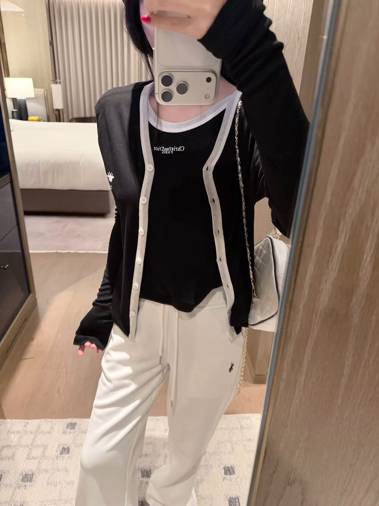 DIOR ウールベスト + カーディガン ツーピースセット【50％割引+送料無料】