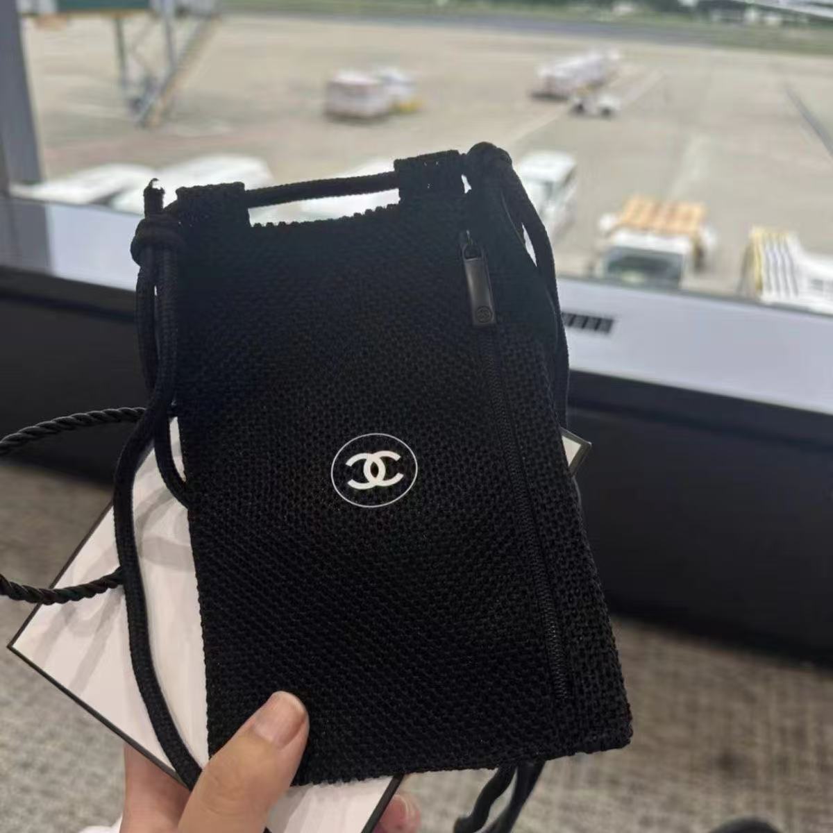 CHANE1 ダブルC ミニマリスト カードホルダー【50％割引+送料無料】