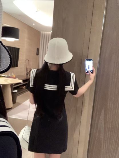 CEL1NE 凱旋門半袖ドレス【50％割引+送料無料】