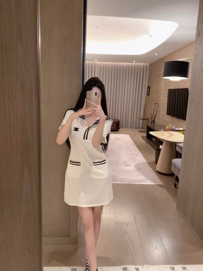 CEL1NE 凱旋門半袖ドレス【50％割引+送料無料】