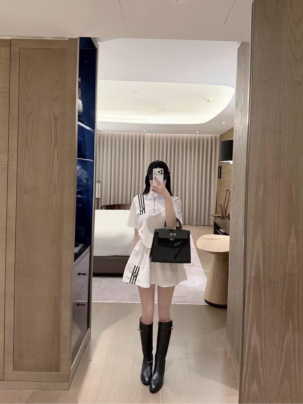 PR4DA トライアングルロゴトップス+スカート 2点セット【50％割引+送料無料】