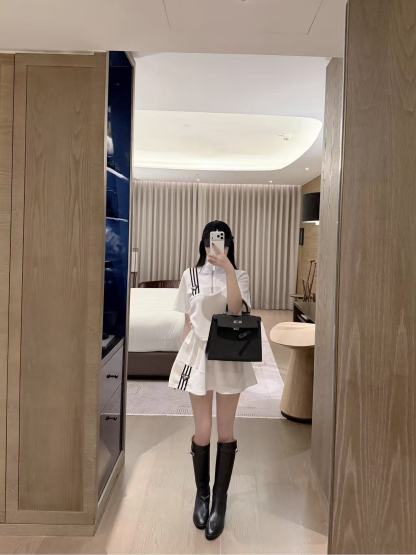 PR4DA トライアングルロゴトップス+スカート 2点セット【50％割引+送料無料】