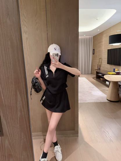 PR4DA トライアングルロゴトップス+スカート 2点セット【50％割引+送料無料】