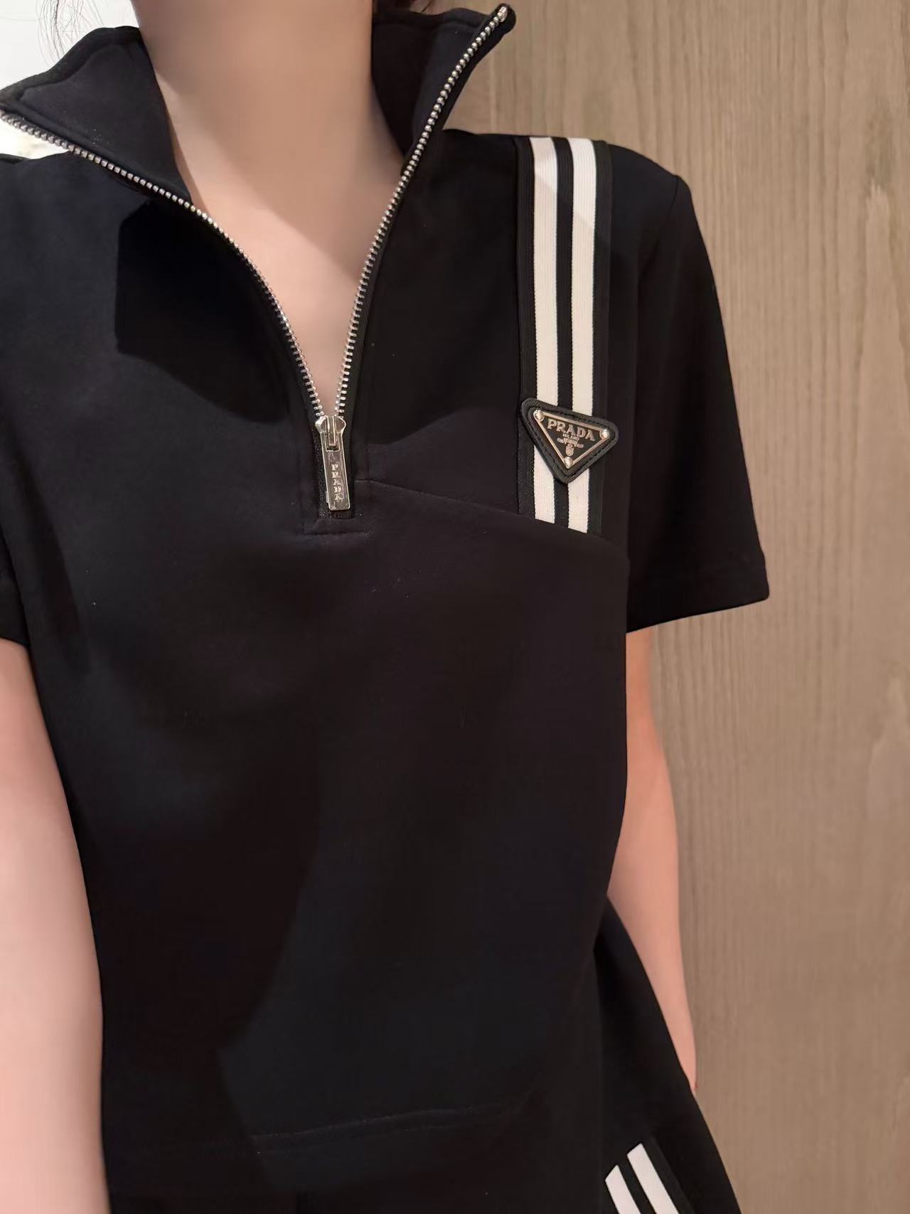 PR4DA トライアングルロゴトップス+スカート 2点セット【50％割引+送料無料】