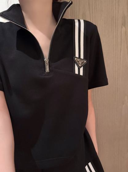 PR4DA トライアングルロゴトップス+スカート 2点セット【50％割引+送料無料】