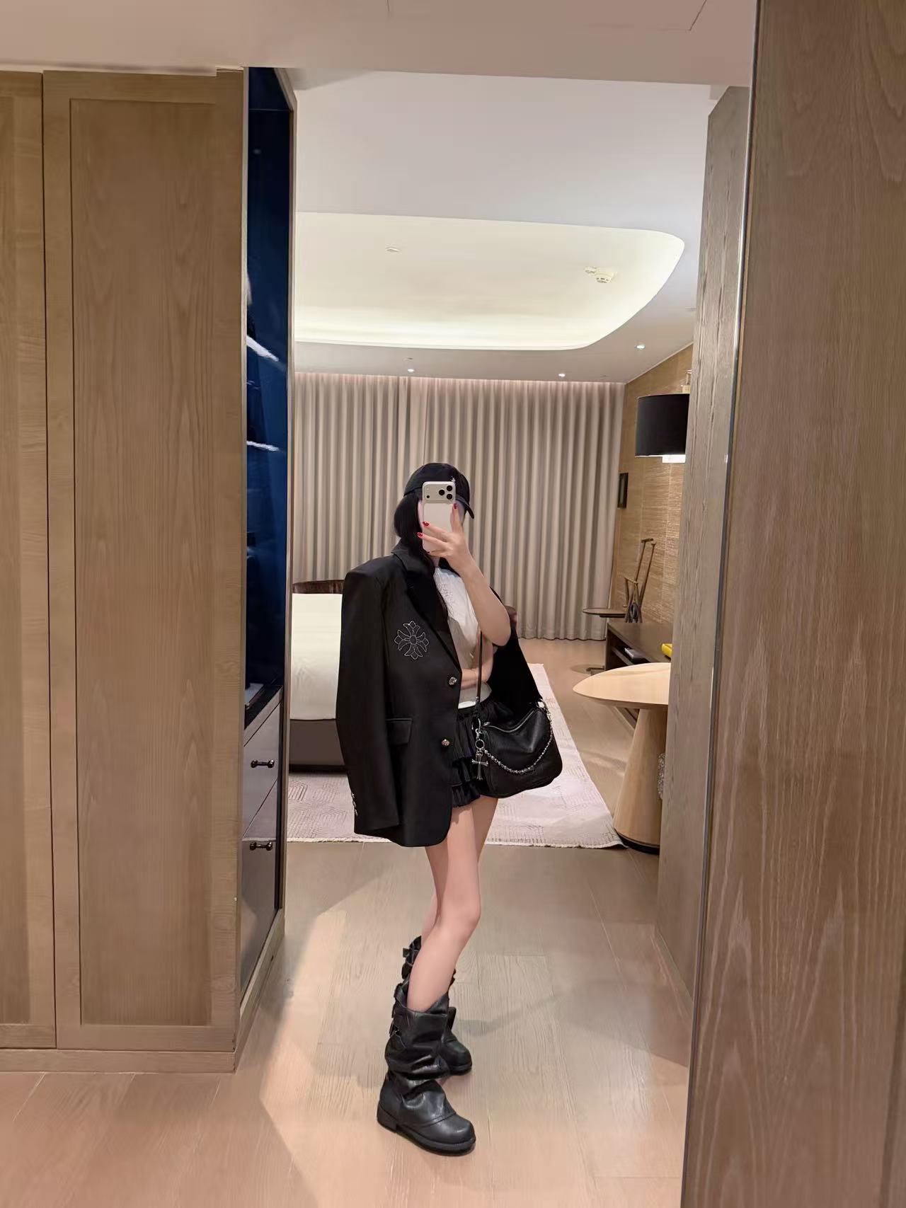 Chr0me Heartsダイヤモンドをあしらったスーツジャケット【50％割引+送料無料】