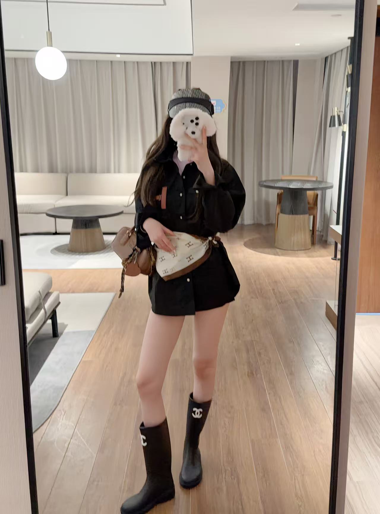 HERME5 スカーフ + シャツ【50％割引+送料無料】