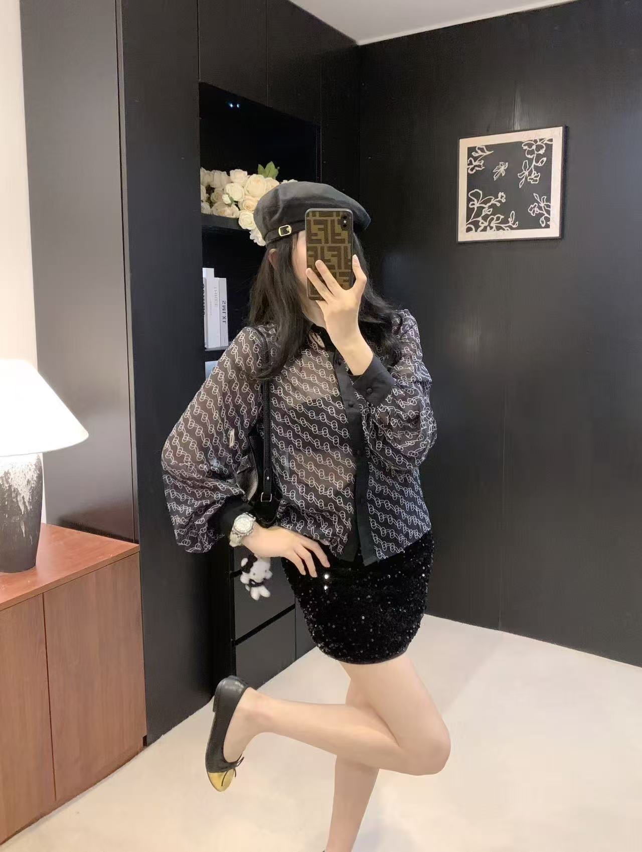 GUCC1 プリントシャツ【50％割引+送料無料】