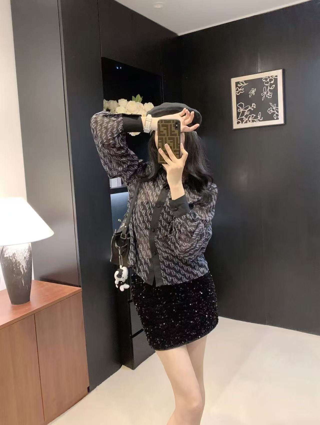 GUCC1 プリントシャツ【50％割引+送料無料】