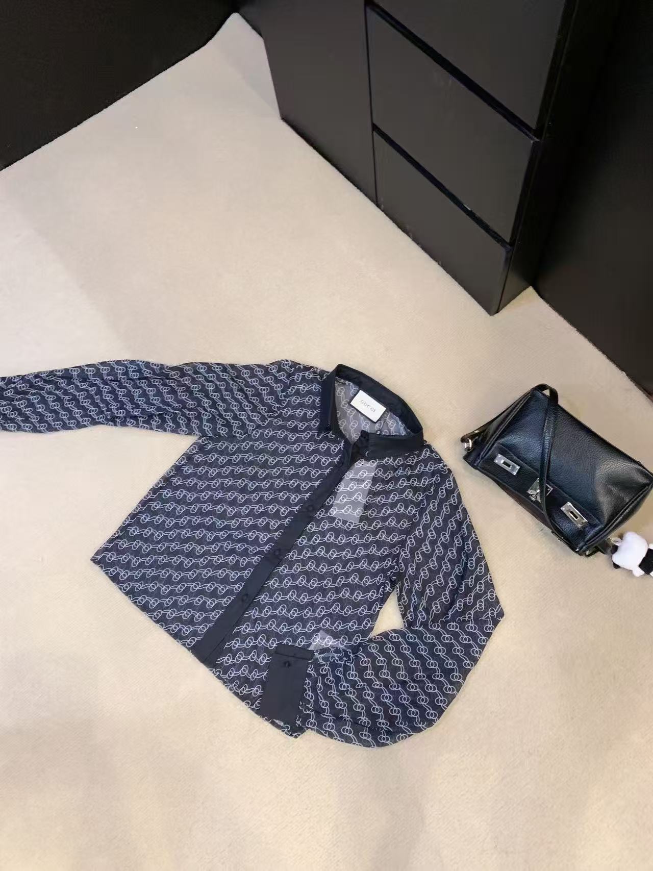 GUCC1 プリントシャツ【50％割引+送料無料】