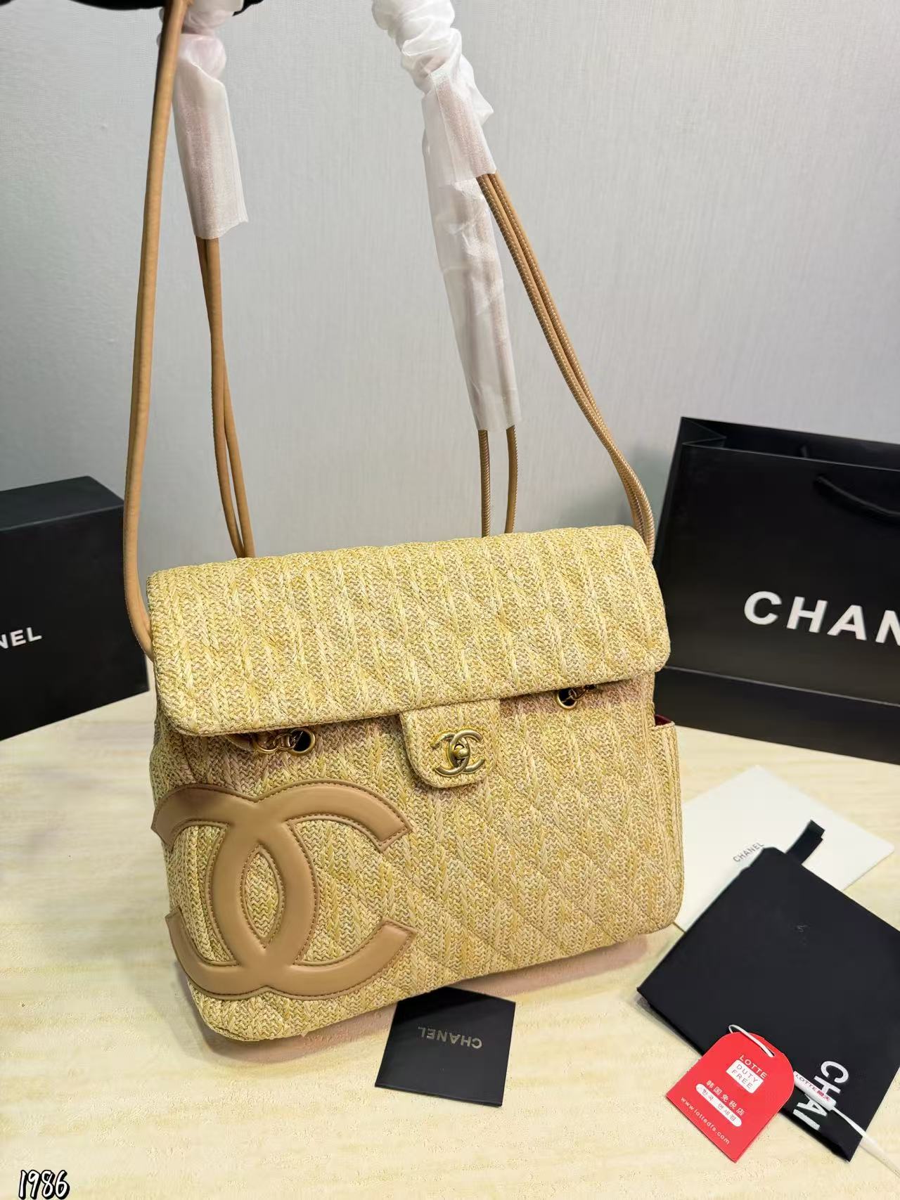 CHANE1 ストローダブルCトートバッグ【50％割引+送料無料】