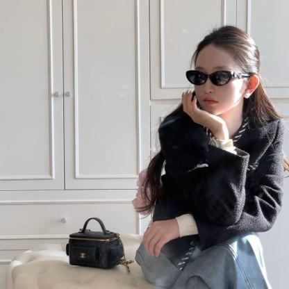 CHANE1 ボウ ダブルC グラス【50％割引+送料無料】