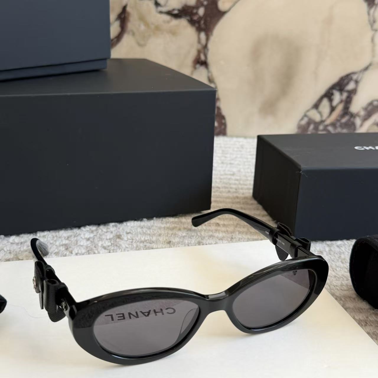 CHANE1 ボウ ダブルC グラス【50％割引+送料無料】