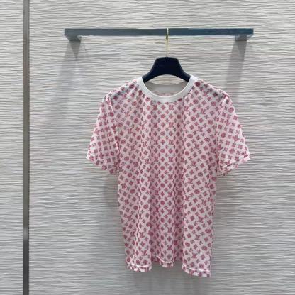 LV四つ葉のクローバーメッシュプリントTシャツ【50％割引+送料無料】