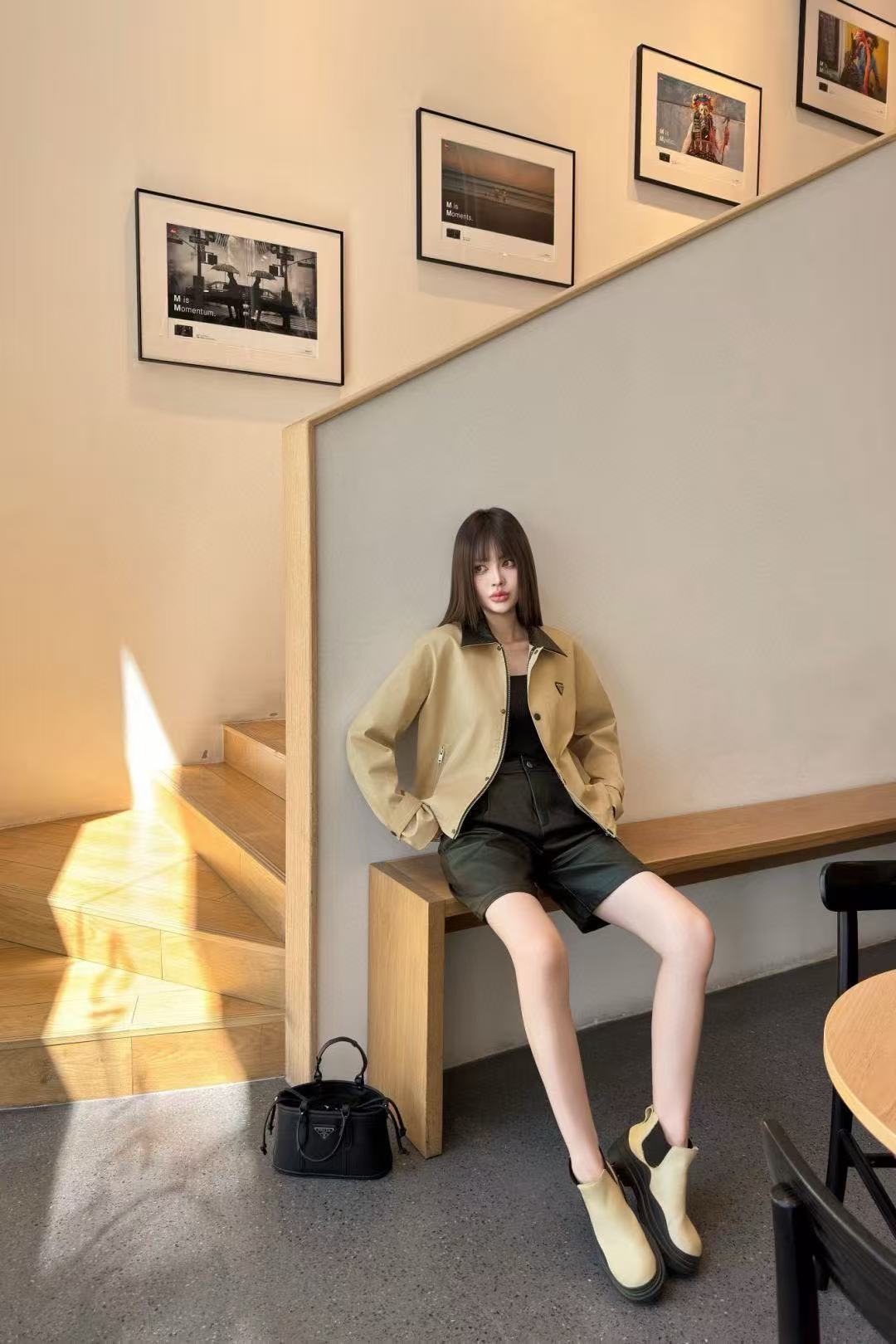 PR4DA トライアングルロゴ ジッパージャケット【50％割引+送料無料】