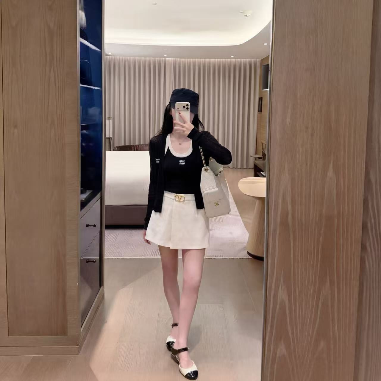 L0WEW 刺繍ベスト + カーディガン ツーピースセット【50％割引+送料無料】