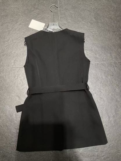 VALENT1NO メタルボタン ノースリーブ ドレス【50％割引+送料無料】