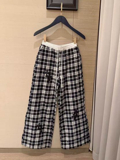 Chr0me Heartsチェック柄カジュアルパンツ【50％割引+送料無料】