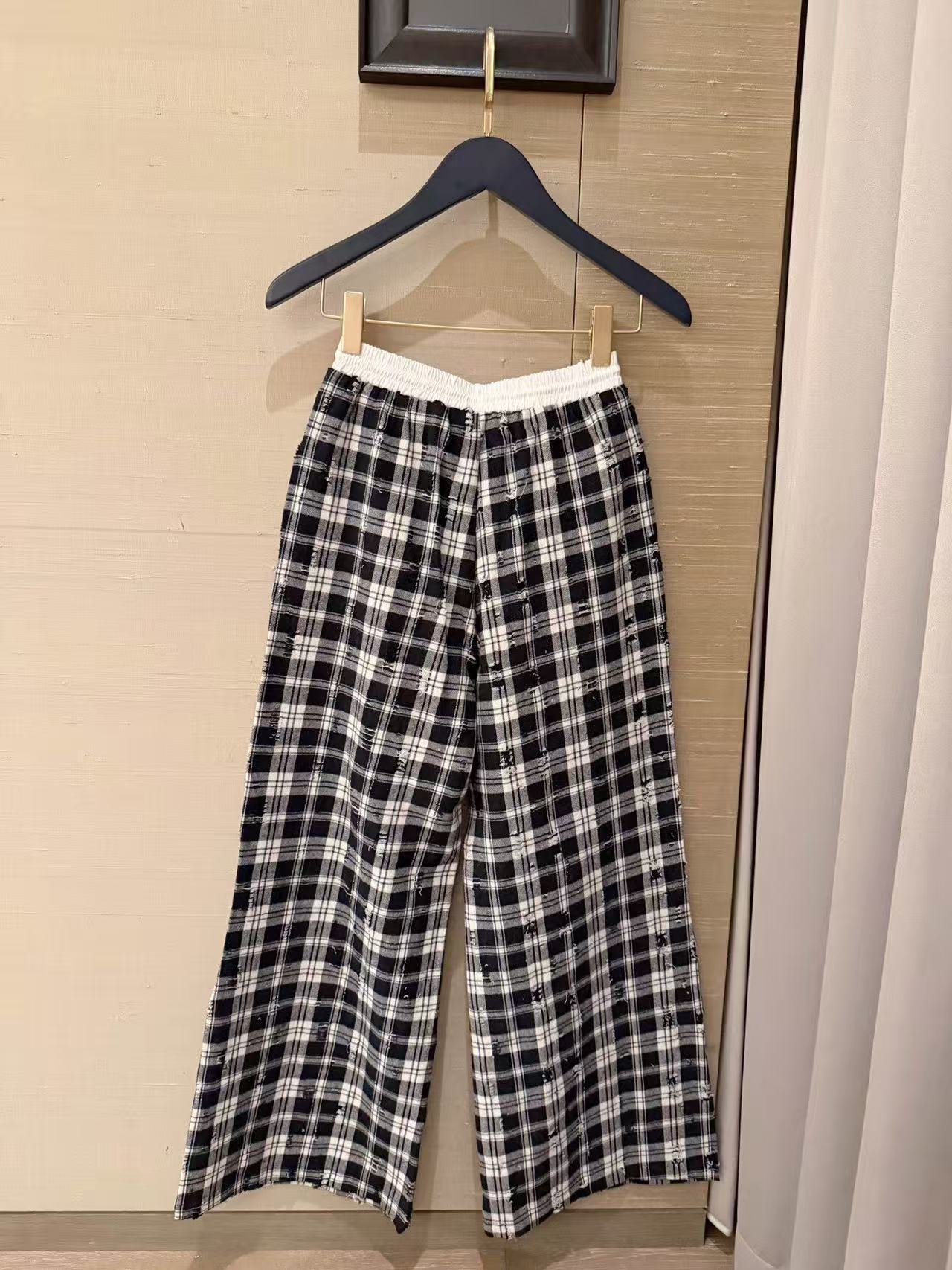 Chr0me Heartsチェック柄カジュアルパンツ【50％割引+送料無料】