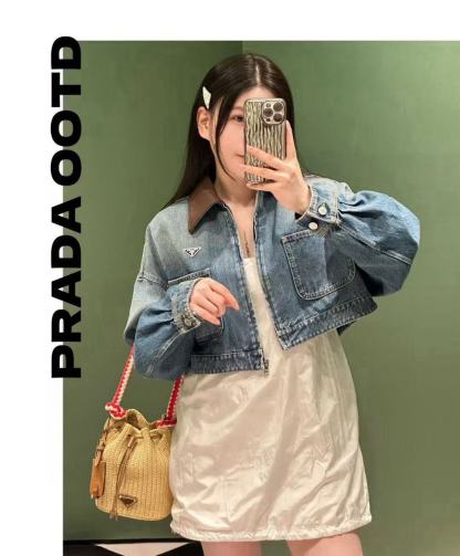 PR4DA トライアングルロゴ デニムジャケット【50％割引+送料無料】