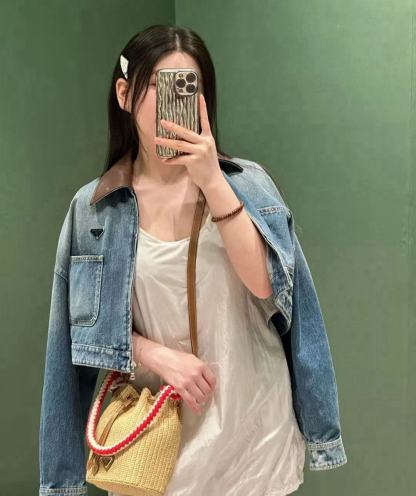 PR4DA トライアングルロゴ デニムジャケット【50％割引+送料無料】