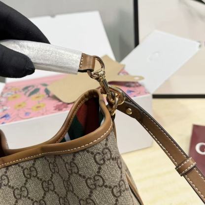 GUCC1 ジャカード バケットバッグ【50％割引+送料無料】