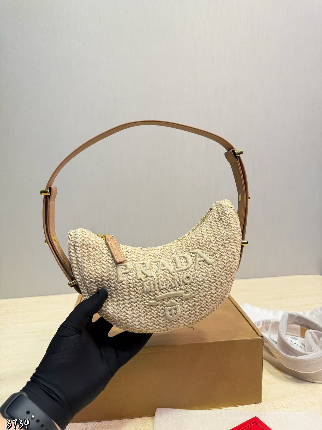 PR4DAストロー脇下バッグ【50％割引+送料無料】