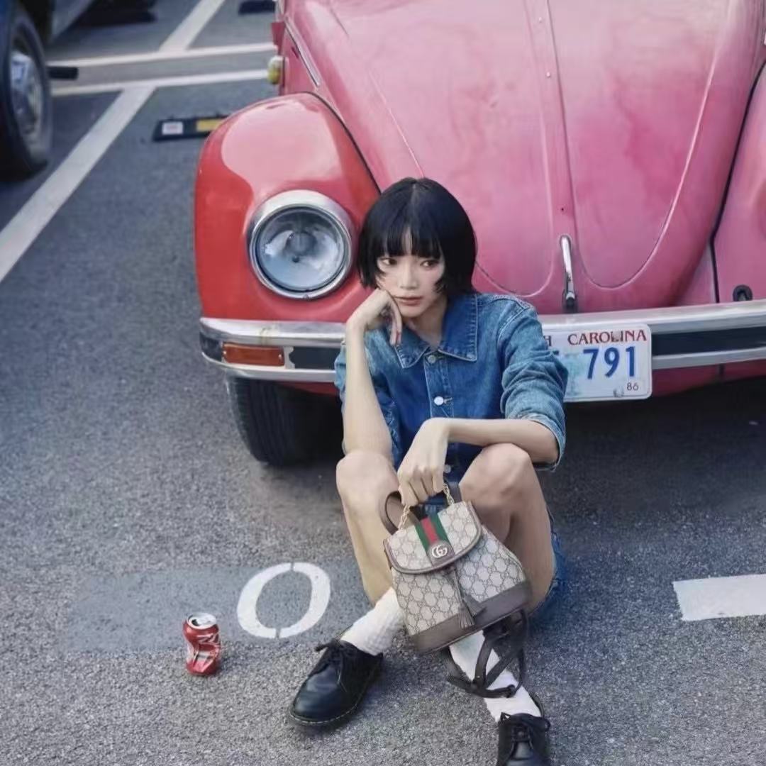 GUCC1 ジャカード バックパック【50％割引+送料無料】