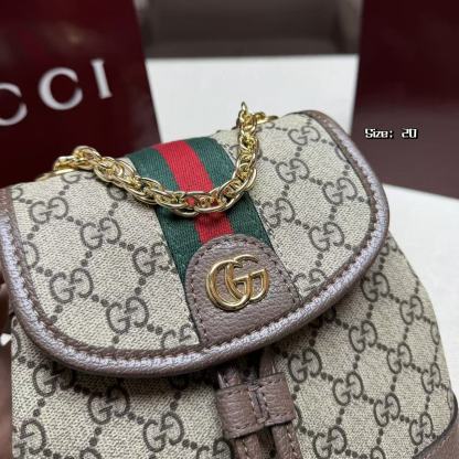 GUCC1 ジャカード バックパック【50％割引+送料無料】