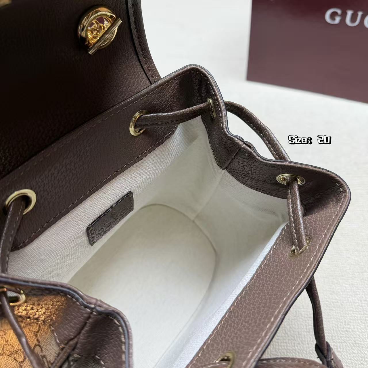 GUCC1 ジャカード バックパック【50％割引+送料無料】