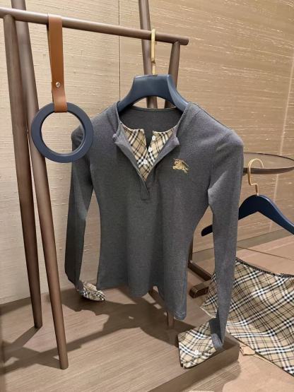 BUR8ERRY 刺繍チェック柄トップス＆スカート ツーピースセット【50％割引+送料無料】