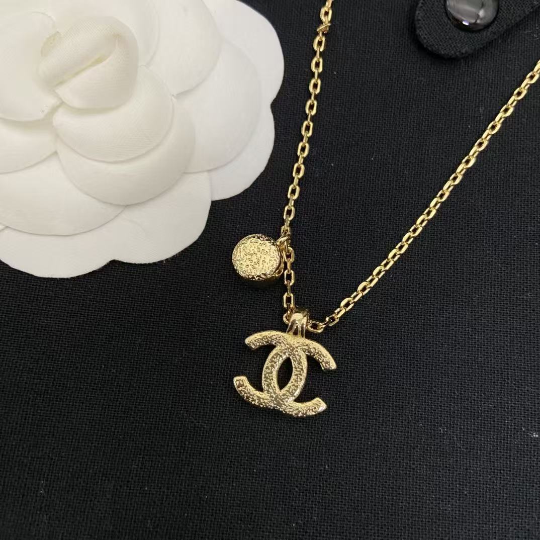 CHANE1 ダブルC ダイヤモンドネックレス【50％割引+送料無料】