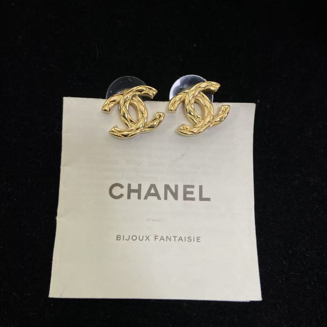 CHANE1 ダブルC イヤリング【50％割引+送料無料】