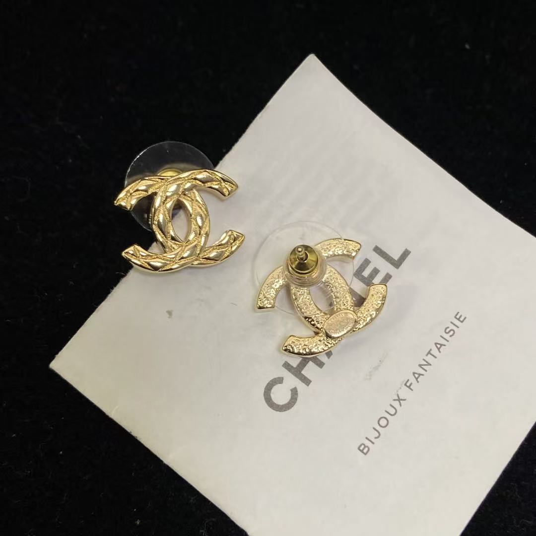 CHANE1 ダブルC イヤリング【50％割引+送料無料】