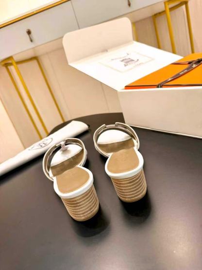 HERME5 高品質Hローヒールシューズ【50％割引+送料無料】