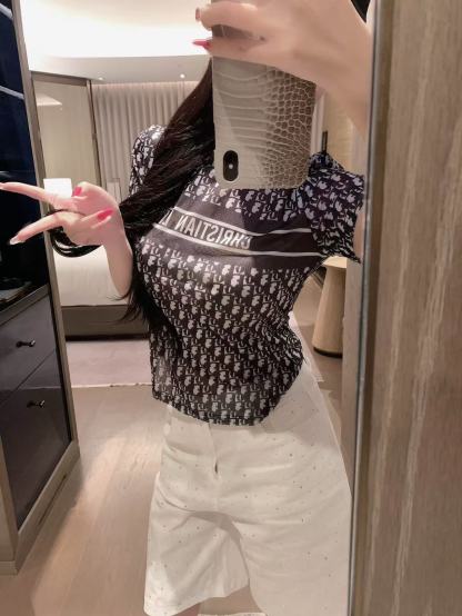 DIOR プリントレターTシャツ【50％割引+送料無料】